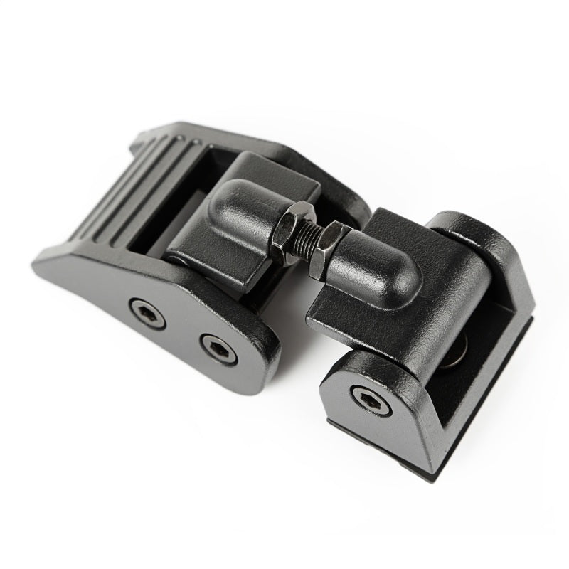 Rugged Ridge 07-18 Jeep Wrangler JK Textured Black Hood Catches Brackets Rugged Ridge