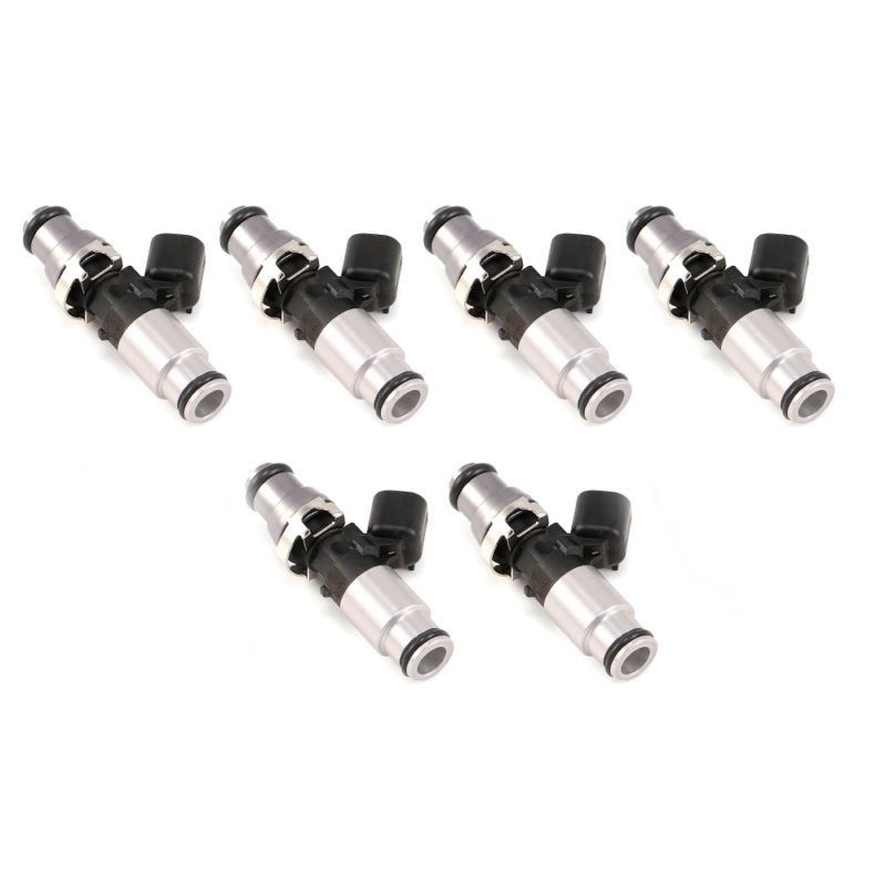 Injector Dynamics 2600-XDS Injectors - 60mm Length - 14mm Top - 14mm Bottom Adapter (Set of 6) Fuel Injector Sets - 6Cyl Injector Dynamics
