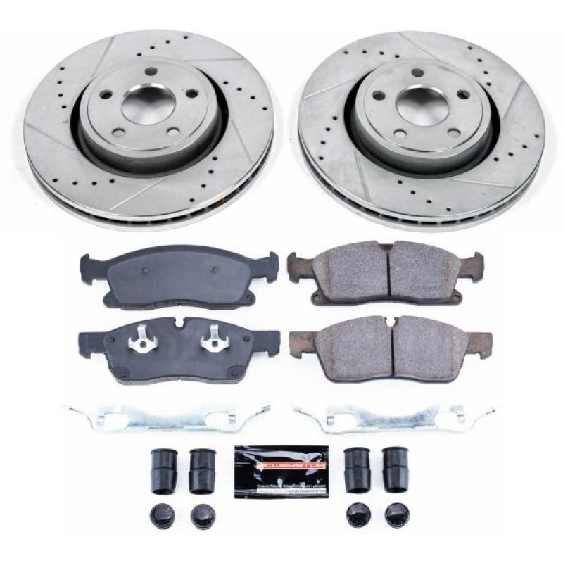 Power Stop 13-16 Dodge Durango Front Z23 Evolution Sport Brake Kit Brake Kits - Performance D&S PowerStop