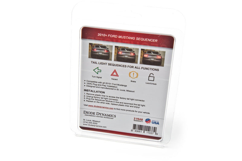 Diode Dynamics 10-21 Ford Mustang Sequencer (USDM) (Pair) Light Accessories and Wiring Diode Dynamics