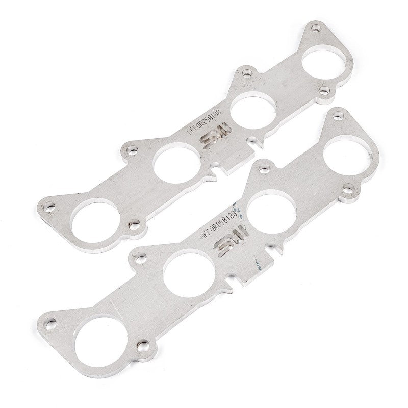 Stainless Works Ford 5.2L/5.0L Coyote Round Port Header 304SS Exhaust Flanges 1-7/8in Primaries Flanges Stainless Works