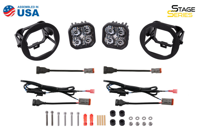 Diode Dynamics SS3 Max Type FT Kit ABL - White SAE Fog Light Accessories and Wiring Diode Dynamics