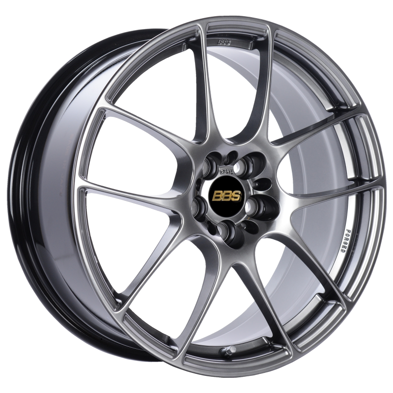 BBS RF 18x8 5x120 ET48 Diamond Black Wheel -82mm PFS/Clip Required Wheels - Forged BBS