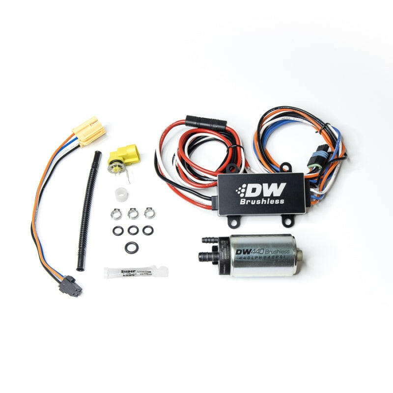 DeatschWerks 16+ Chevy Camaro 440lph In-Tank Brushless Fuel Pump w/9-0902 Instl kit/C102 Controller Fuel Pumps DeatschWerks