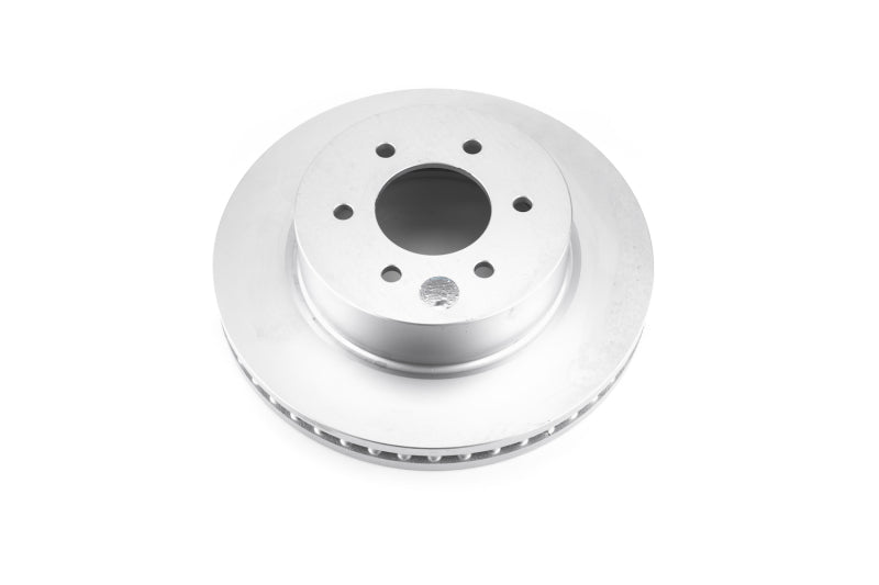 Power Stop 16-18 Nissan Titan XD Front Evolution Geomet Coated Rotor Brake Rotors - OE - Cryo PowerStop