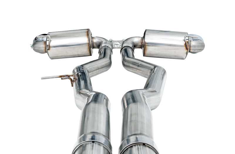 AWE Tuning 2020 Toyota Supra A90 Non-Resonated Touring Edition Exhaust - 5in Chrome Silver Tips Catback AWE Tuning