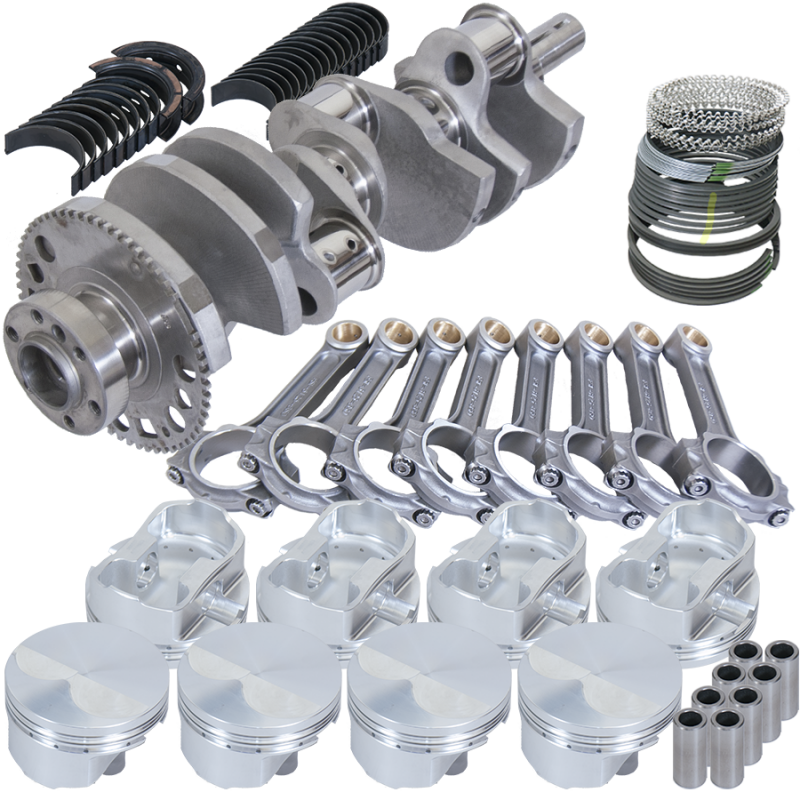 Eagle Chevy LS2 4.000in Crank 58 Tth Reluctor 6.125in I-Beam Rods 4.005in Pistons Rotating Assembly Rotating Assemblies Eagle
