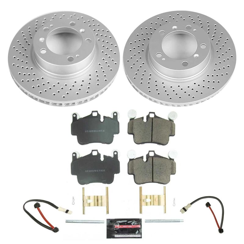 Power Stop 06-08 Porsche 911 Front Z17 Evolution Geomet Coated Brake Kit Brake Kits - Performance Blank PowerStop