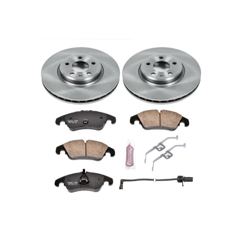Power Stop 09-11 Audi A4 Front Autospecialty Brake Kit Brake Kits - OE PowerStop