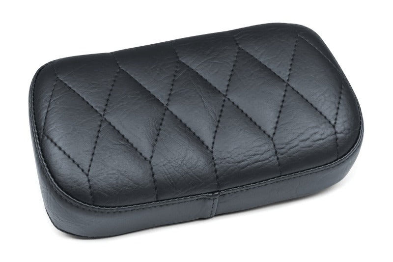 Mustang 14-21 Indian Chieftain,Chief,Dk Horse,Rdmaster,Vintage Passenger Backrest w/Stitch - Black Backrests Mustang Motorcycle