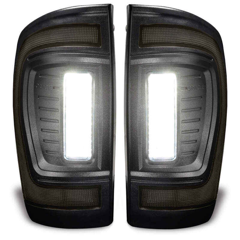 Oracle Lighting 16-23 Gen 3 Toyota Tacoma Black Series Flush Style LED Tail Lights Tail Lights ORACLE Lighting