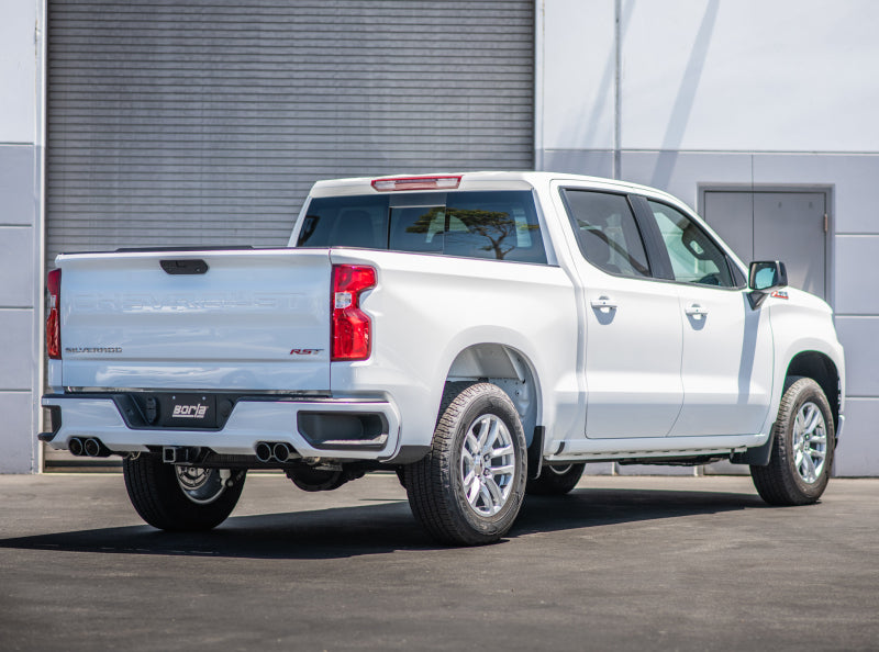Borla 2019 Chevrolet Silverado 1500 6.2 w/ 147in WB 2.75in S-Type Catback Exhaust -Black Chrome Tips Catback Borla