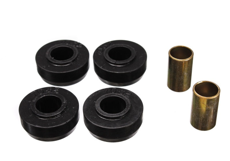 Energy Suspension 62-67 Chevy Nova Black Front Strut Rod Bushing Set Bushing Kits Energy Suspension