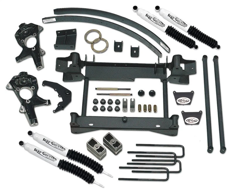 Tuff Country 99-05 Chevy Silverado 1500 4x4 6in Lift Kit (w/1pc Sub Frame SX8000 Shocks) Lift Kits Tuff Country