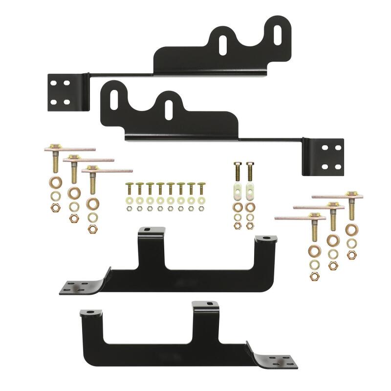 Westin 2008-2017 Buick/Chevrolet/GMC/Saturn Enclave Premier Oval Nerf Step Bar Mount Kit - Black Hardware Kits - Other Westin