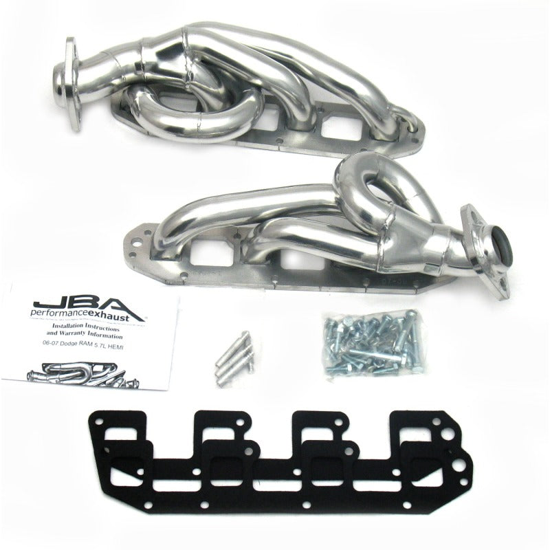 JBA 03-08 Dodge RAM 5.7L HEMI 1-5/8in Primary Silver Ctd Cat4Ward Header Headers & Manifolds JBA