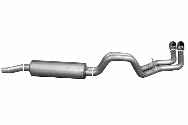 Gibson 02-03 Dodge Dakota SLT 3.9L 2.5in Cat-Back Dual Sport Exhaust - Stainless Catback Gibson