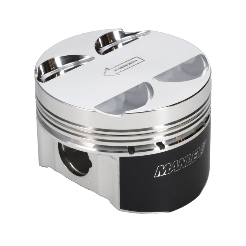 Manley 03-06 Mitsubishi Lancer EVO 85.5mm Bore -8cc Dish Extreme Duty Pistons w/ Rings Piston Sets - Forged - 4cyl Manley Performance