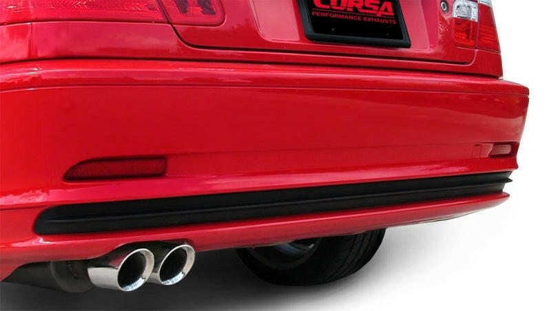 Corsa 2001-2006 BMW 325i/ci Convertible E46 Polished Sport Axle-Back Exhaust Axle Back CORSA Performance