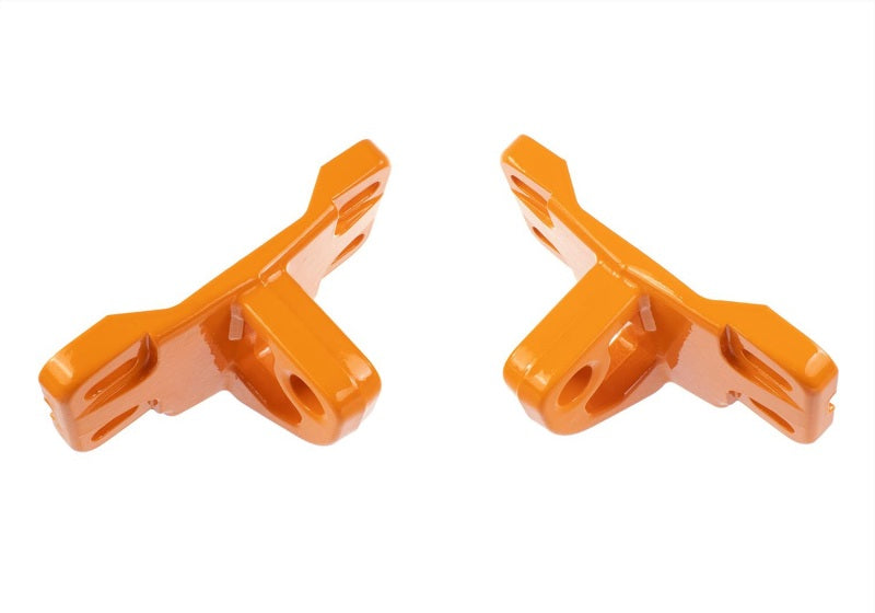 Ford Racing 2021+ Bronco Front Bumper Tow Hooks - Orange (Pair) Tow Hooks Ford Racing