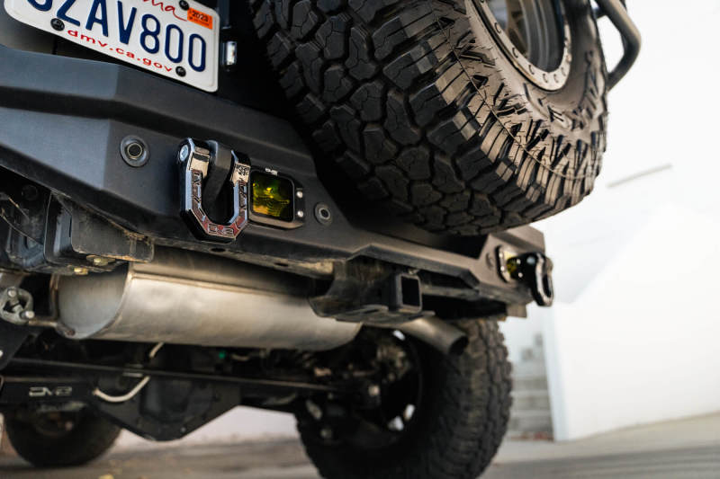 DV8 Offroad Elite Series D-Ring Shackles - Pair (Black) Bumper Accessories DV8 Offroad