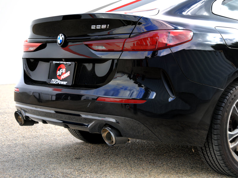 aFe MACHForce XP Exhausts Axle-Back 21-24 BMW 228i 2.0T (SS w/ Carbon Tips) Axle Back aFe