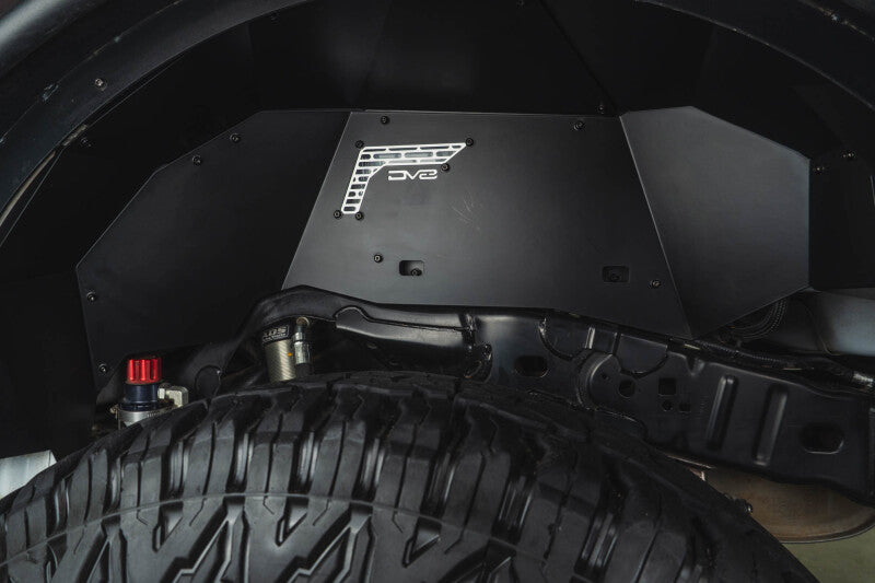 DV8 21-25 Ford Bronco Rear Aluminum Inner Fenders - Black Wheel Well Liners DV8 Offroad