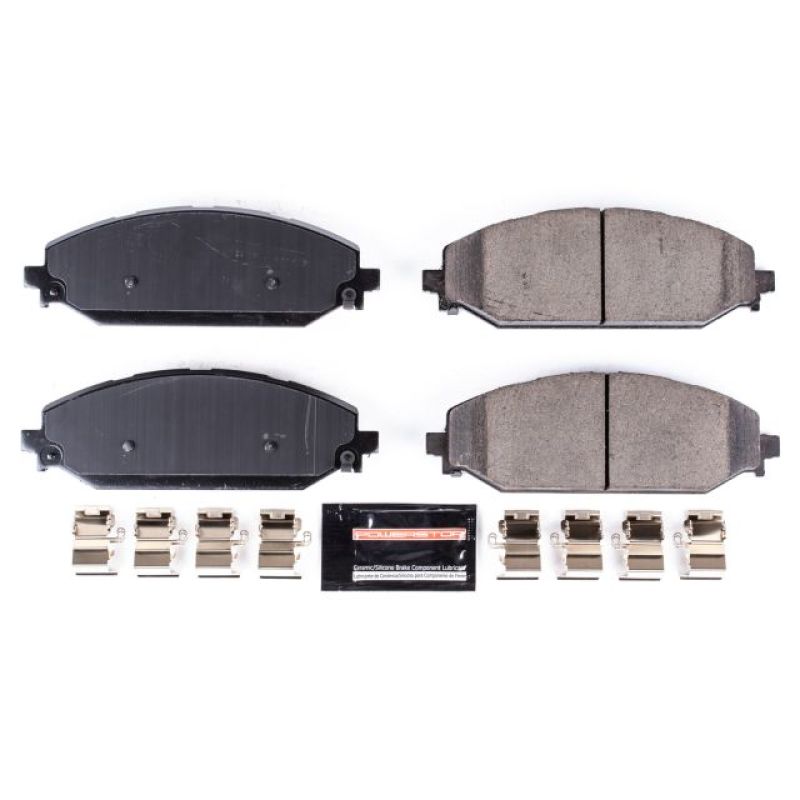 Power Stop 2019 Ram 1500 Front Z23 Evolution Sport Brake Pads w/Hardware Brake Pads - Performance PowerStop