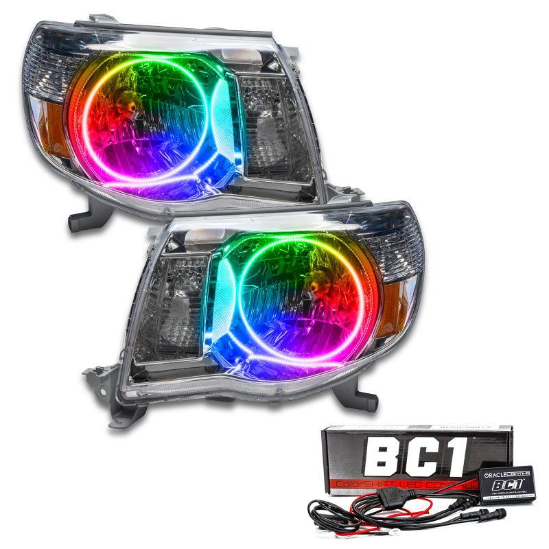 Oracle 05-11 Toyota Tacoma SMD HL - ColorSHIFT w/ BC1 Controller Headlights ORACLE Lighting