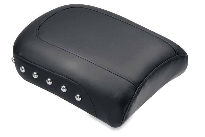 Mustang 08-21 Harley Electra Glide,Rd Glide,Rd King,Str Glide Pass Seat(8.5wide) w/Studs - Black Passenger Motorcycle Seats Mustang Motorcycle