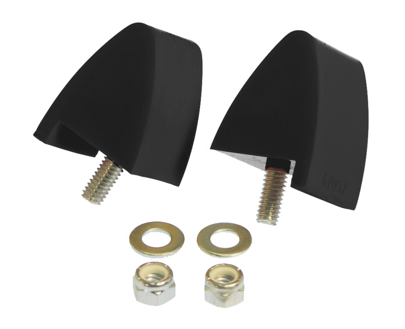Prothane 64-73 Ford Mustang Front Bump Stops - Black Bump Stops Prothane