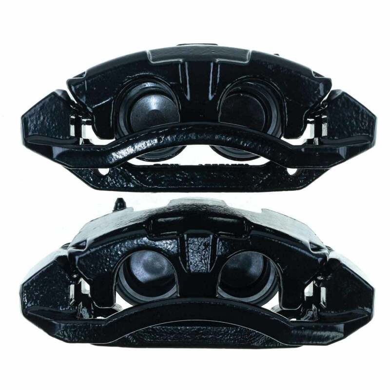 Power Stop 05-08 Dodge Dakota Front Black Caliper - Pair w/Bracket Brake Calipers - Perf PowerStop