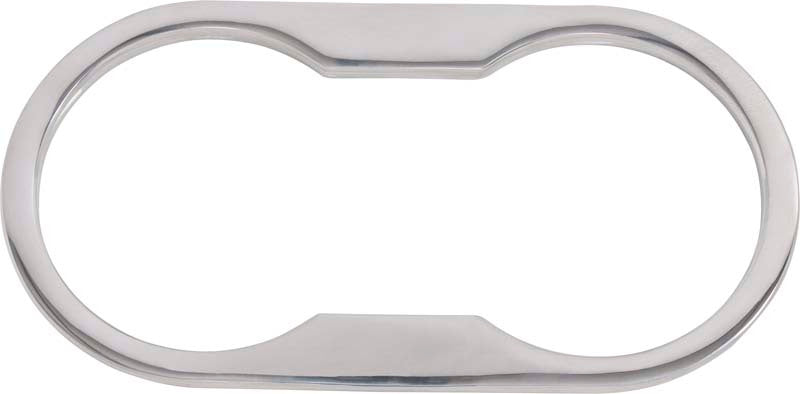 Kentrol 07-10 Wrangler JK Jeep Cup Holder Bezel - Polished Silver Dash & Interior Trim Kentrol