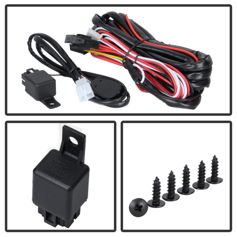 Spyder Mazda CX-5 2012-2015 OEM Fog Light W/Universal Switch- Clear FL-MCX52012-C Fog Lights SPYDER