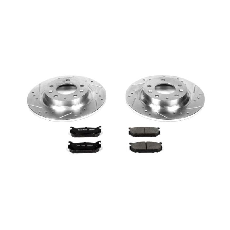 Power Stop 98-02 Mazda 626 Rear Z23 Evolution Sport Brake Kit Brake Kits - Performance D&S PowerStop