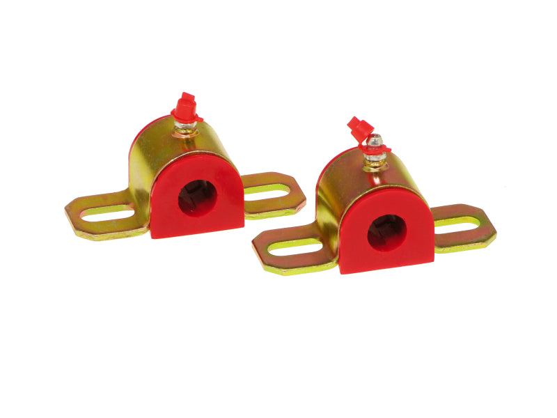 Prothane Universal Greasable Sway Bar Bushings - 16MM - Type A Bracket - Red Sway Bar Bushings Prothane