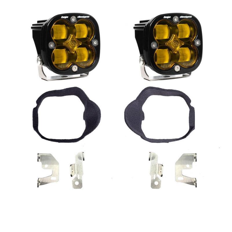 Baja Designs 14-18 Mercedes Sprinter Van Squadron SAE Fog Pocket Light Kit - Baja Amber Light Bars & Cubes Baja Designs