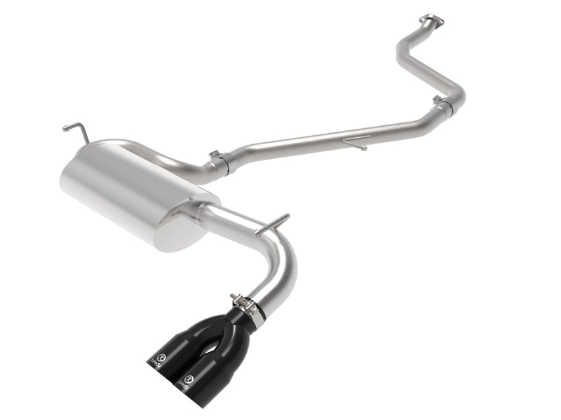 aFe POWER Takeda 2in to 2-1 304 SS Cat-Back Exhaust w/ Black Tips 11-17 Lexus CT200h 1.8L Catback aFe