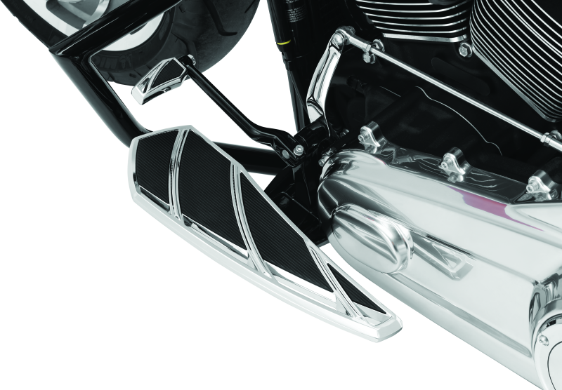 Kuryakyn Phantom Floorboards for Harley-Davidson Chrome Footpegs Kuryakyn