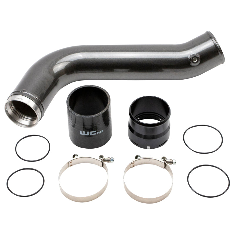 Wehrli 20-24 Chevrolet 6.6L L5P Duramax Passenger Side 3.5in Intercooler Pipe - Illusion Blueberry Intercooler Pipe Kits Wehrli
