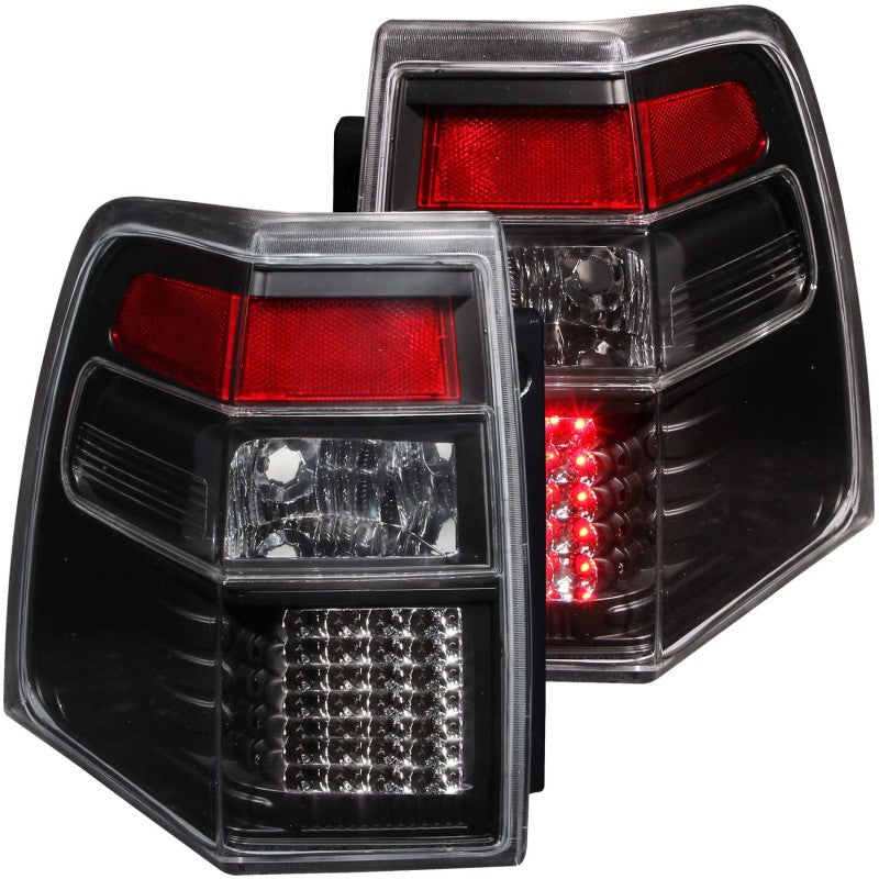 ANZO 2007-2014 Ford Expedition LED Taillights Black Tail Lights ANZO