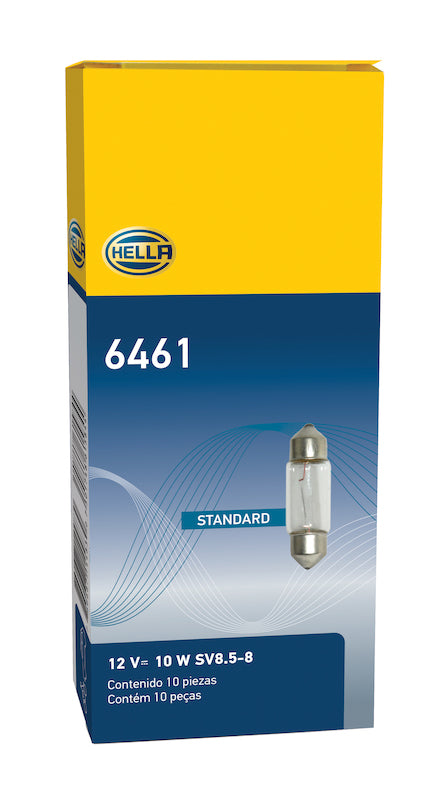 Hella Bulb 6461 12V 10W SV8.5-8 Bulbs Hella