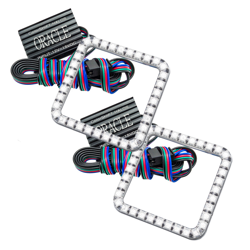 Oracle Ford Ranger 06-07 LED Fog Halo Kit - ColorSHIFT Fog Lights ORACLE Lighting