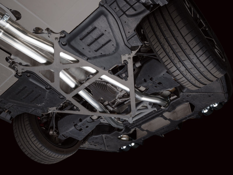AWE Tuning BMW G90/G99 M5 Track Edition Cat-Back Exhaust - Chrome Silver Tips Catback AWE Tuning