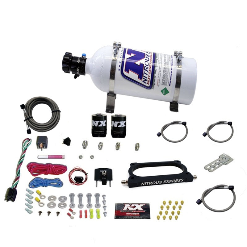Nitrous Express 07-14 Ford Mustang GT500 Nitrous Plate Kit (50-250HP) w/5lb Bottle Nitrous Systems Nitrous Express