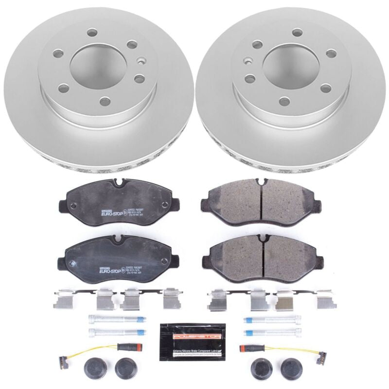 Power Stop 07-09 Dodge Sprinter 2500 Front Euro-Stop Brake Kit Brake Kits - OE PowerStop
