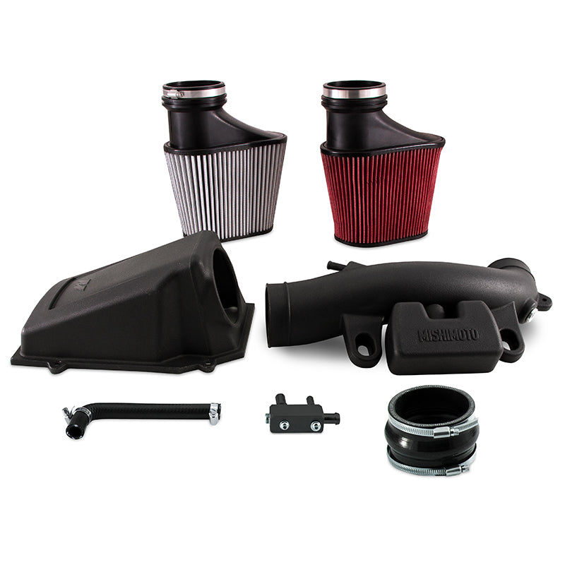 Mishimoto 2018+ Jeep Wrangler JL 2.0T Air Intake w/ Dry Washable Filter Cold Air Intakes Mishimoto