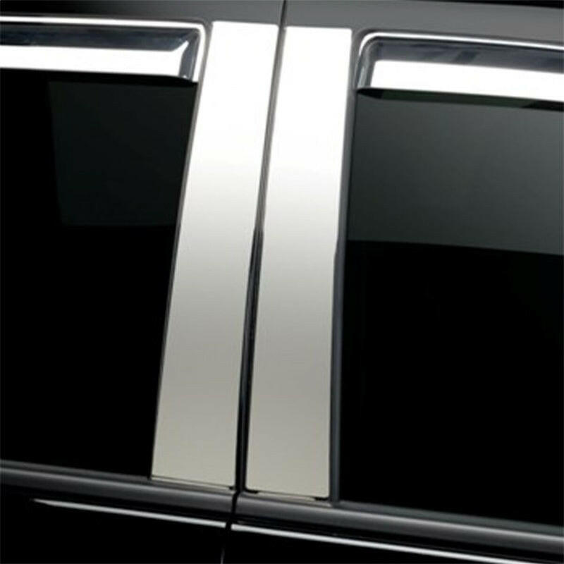 Putco 19-20 Silverado / Sierra 1500 - Crew Cab & Double Cab Stainless Steel Pillar Posts Classic Exterior Trim Putco