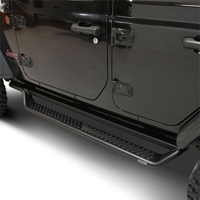 Westin 18-26 Jeep Wrangler 4dr Outlaw Drop Running Boards - Tex. Blk Running Boards Westin