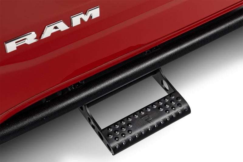 N-Fab RKR Step System 09-17 Dodge Ram 1500 Crew Cab - Tex. Black - 1.75in Body Armor & Rock Rails N-Fab